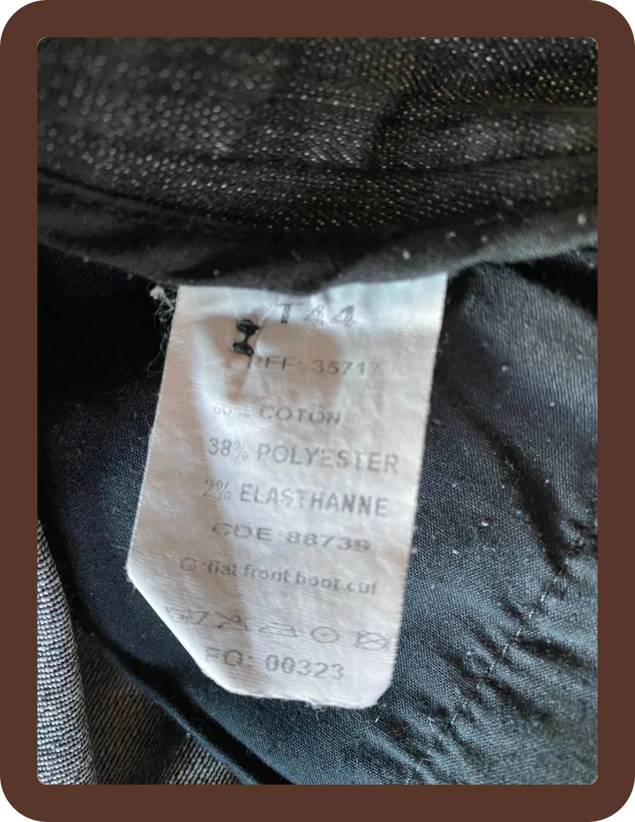 Calça reta cinza escuro JULES T44 – Excelente estado – photo 8